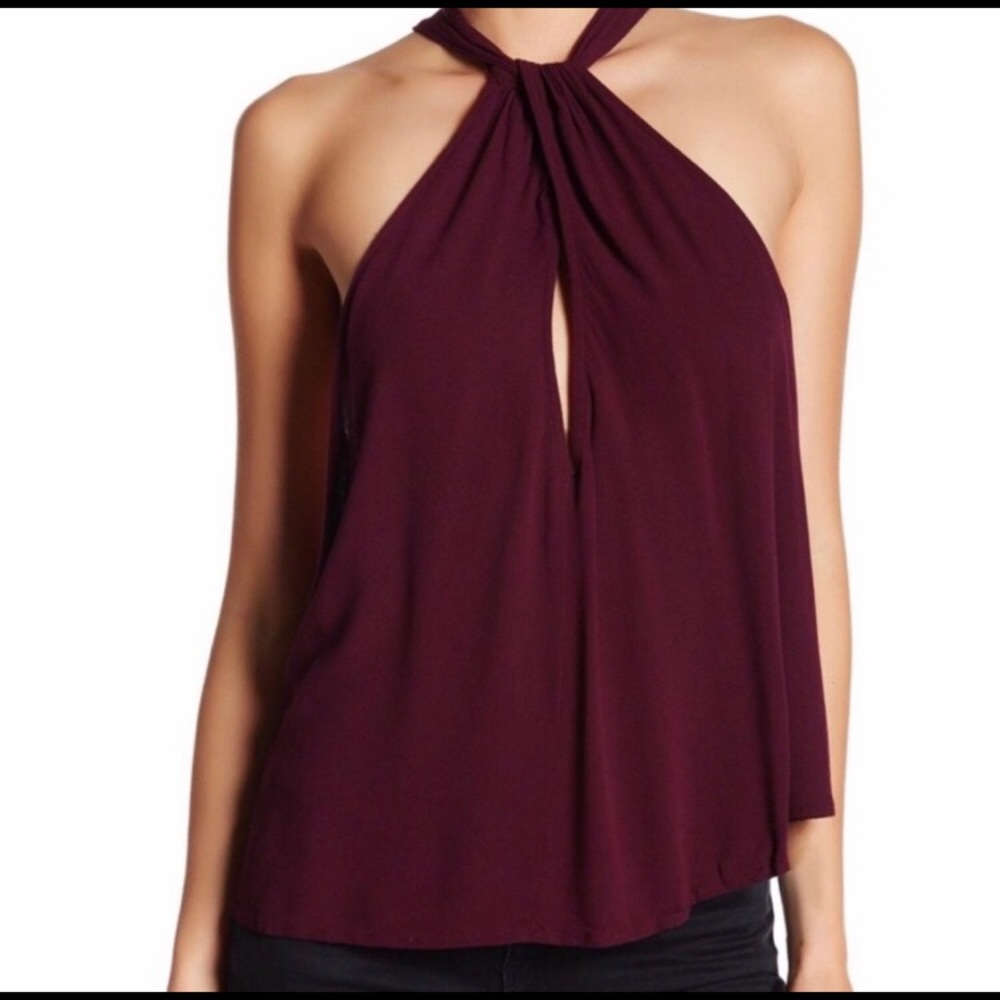 Free People Wine Colored Tank